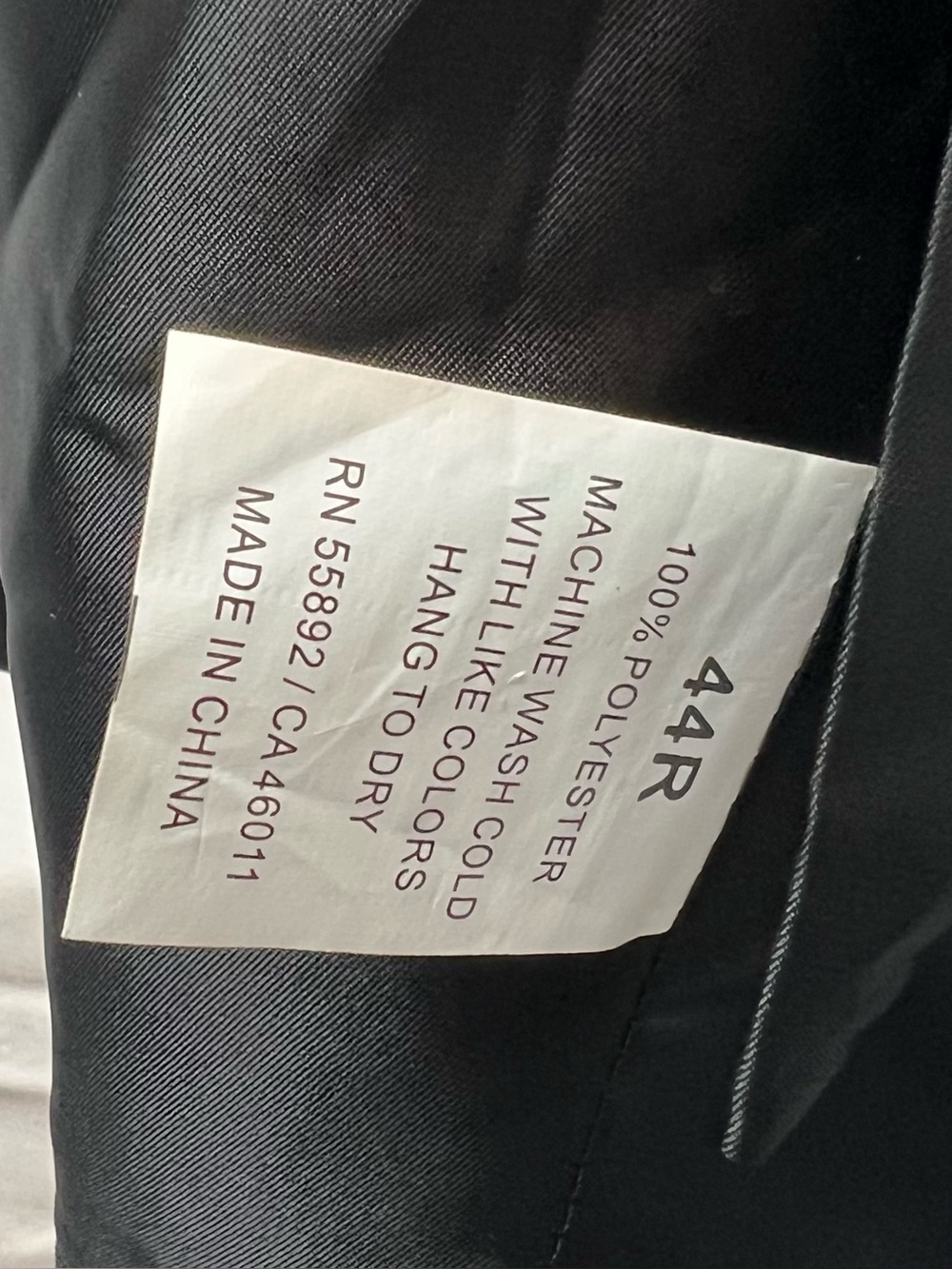 First Nighter Vintage Men's 44R Black Tuxedo Tailcoat Double Breasted Jacket - Picture 6 of 7